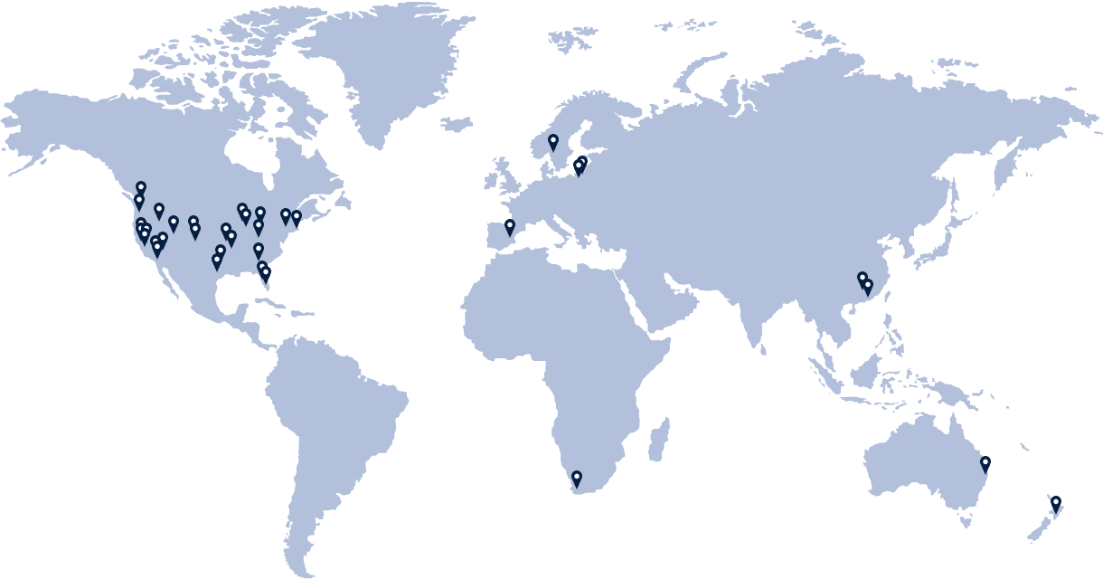 Particle offices around the world