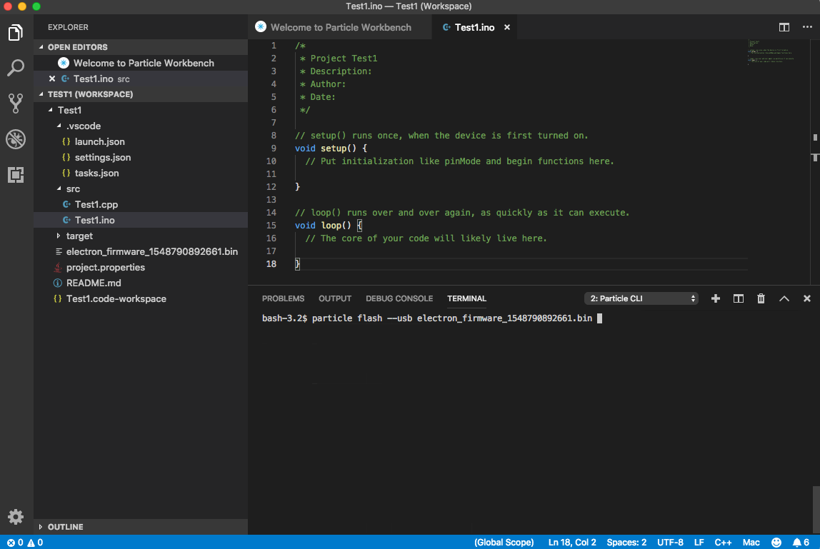 Workbench | Particle